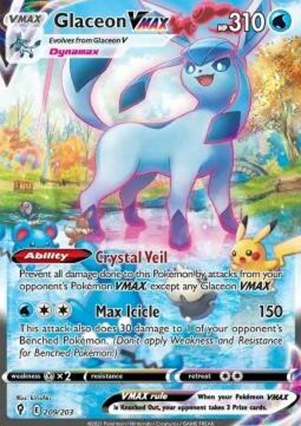 Evolving Skies - #209 - Glaceon VMAX