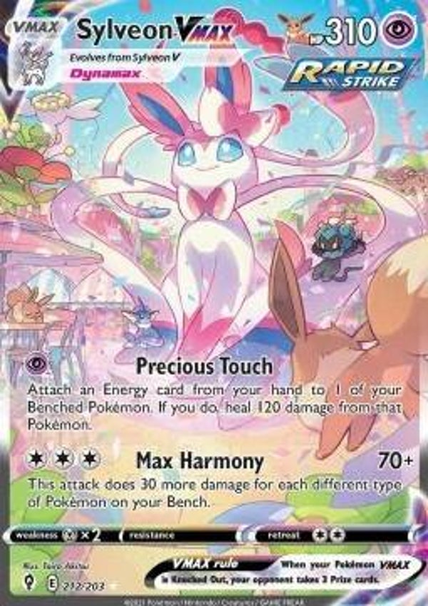 Evolving Skies - #212 - Sylveon VMAX