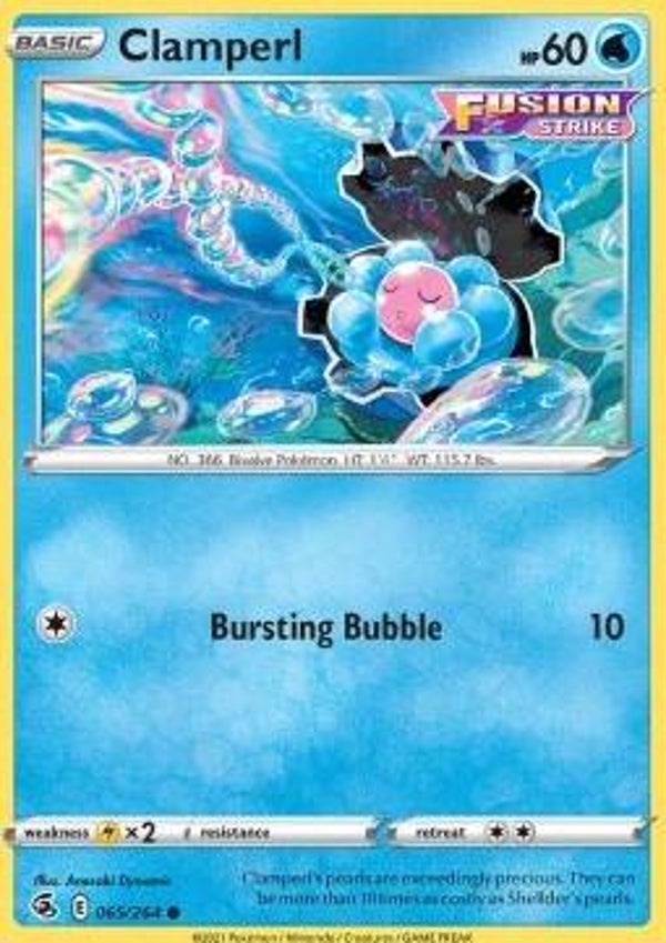 Fusion Strike - #065 - Clamperl