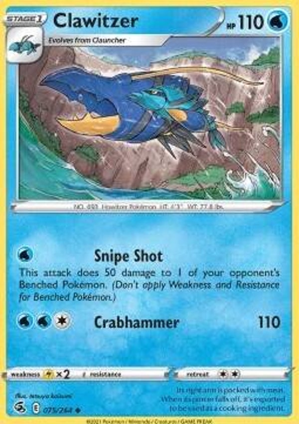 Fusion Strike - #075 - Clawitzer
