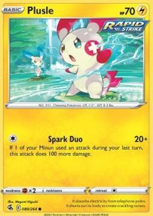 Fusion Strike - #089 - Plusle