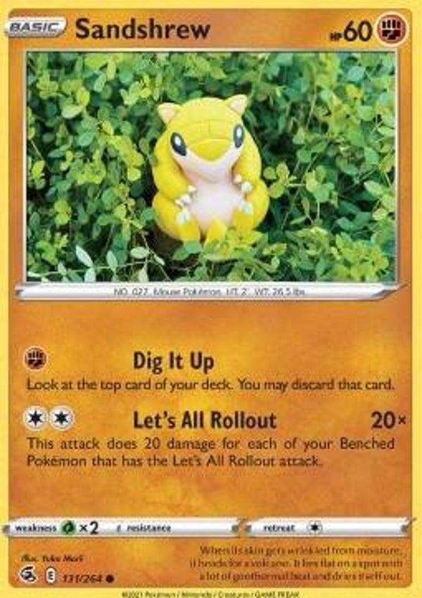Fusion Strike - #131 - Sandshrew