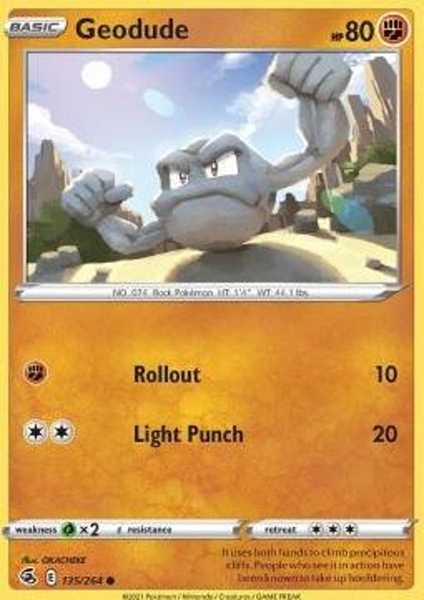 Fusion Strike - #135 - Geodude