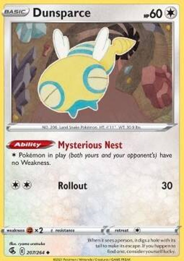 Fusion Strike - #207 - Dunsparce