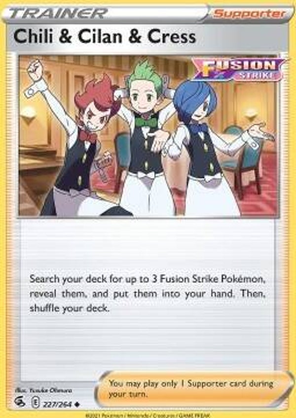 Fusion Strike - #227 - Chili & Cilan & Cress