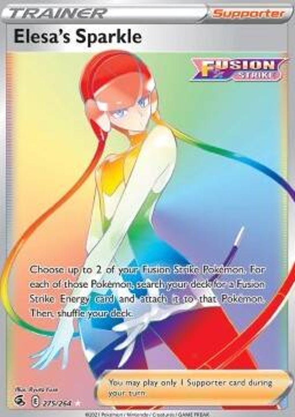 Fusion Strike - #275 - Elesa's Sparkle