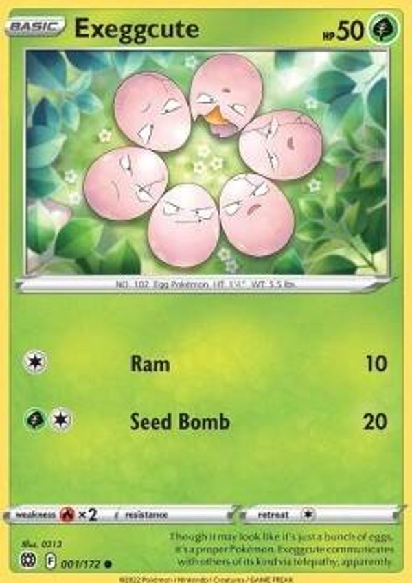 Brilliant Stars - #001 - Exeggcute