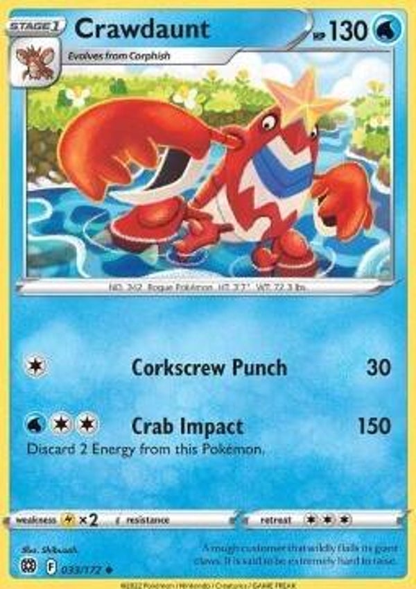 Brilliant Stars - #033 - Crawdaunt