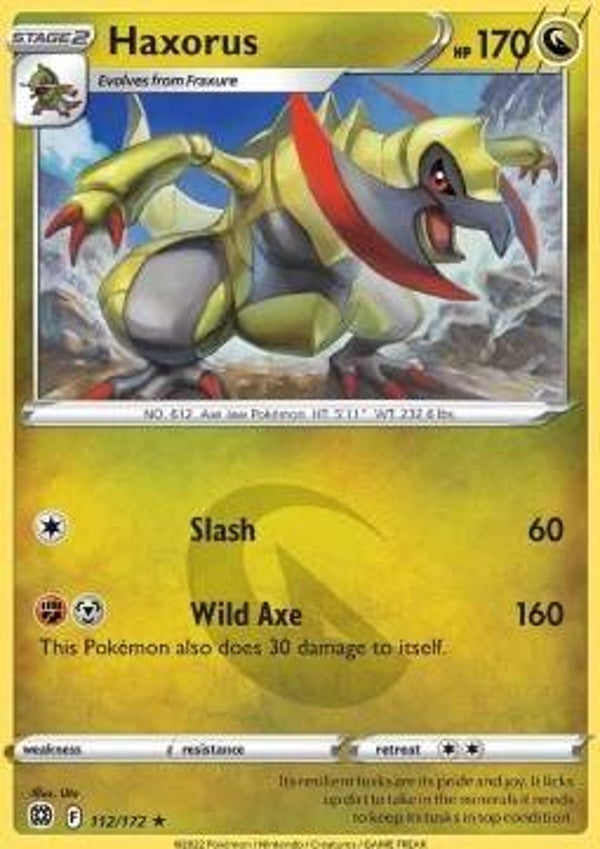 Brilliant Stars - #112 - Haxorus