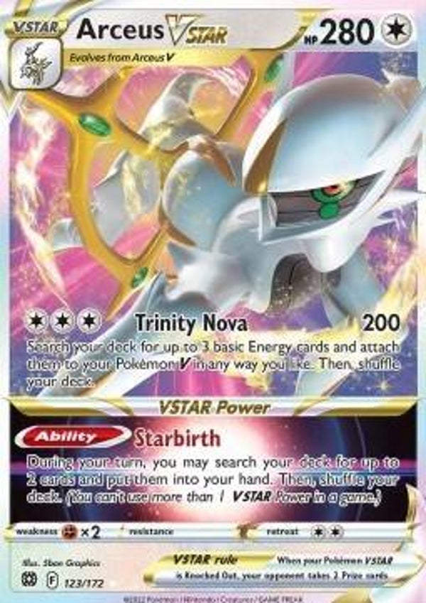 Brilliant Stars - #123 - Arceus VSTAR
