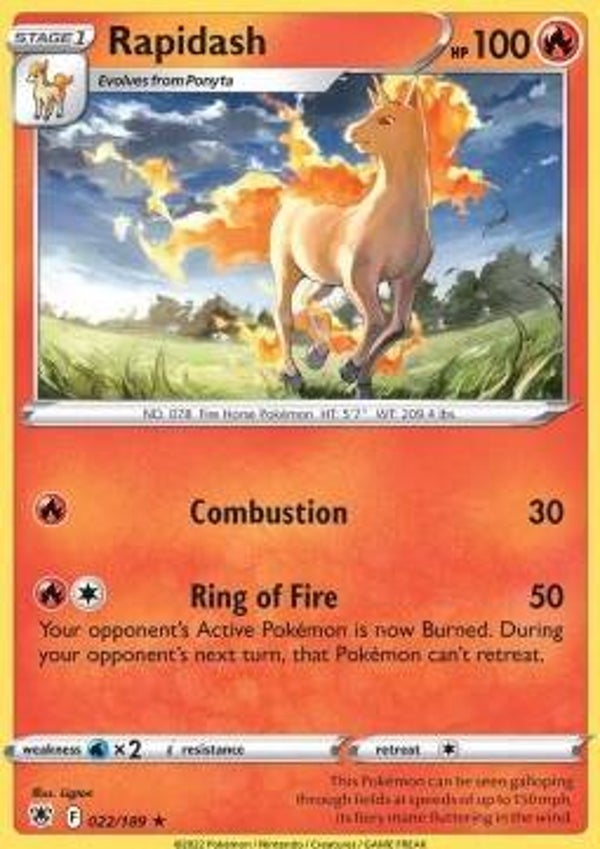 Astral Radiance - #022 - Rapidash