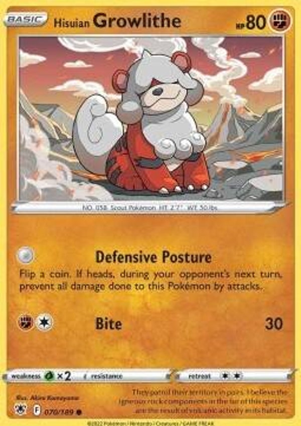 Astral Radiance - #070 - Hisuian Growlithe