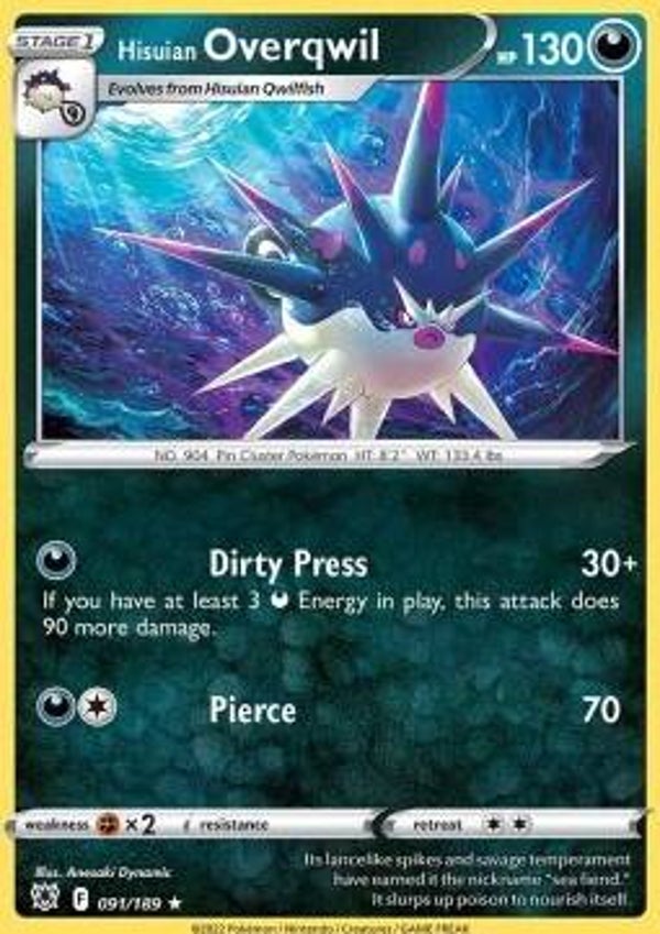 Astral Radiance - #091 - Hisuian Overqwil