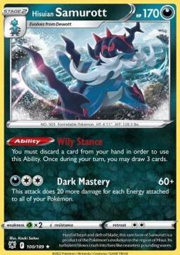 Astral Radiance - #100 - Hisuian Samurott