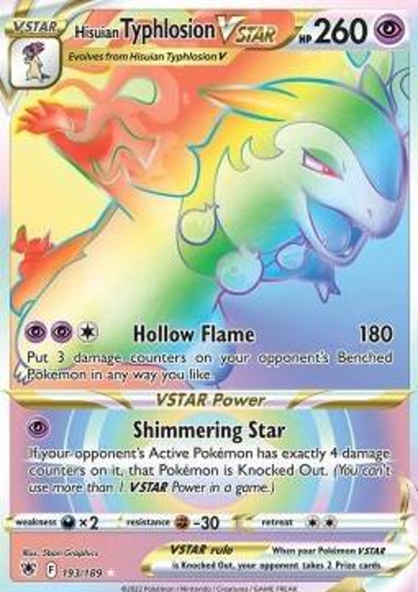 Astral Radiance - #193 - Hisuian Typhlosion VSTAR