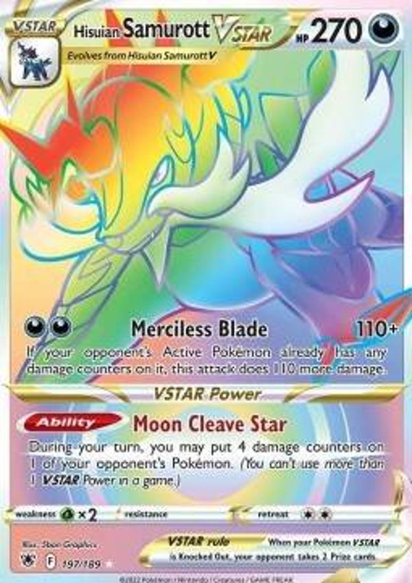 Astral Radiance - #197 - Hisuian Samurott VSTAR