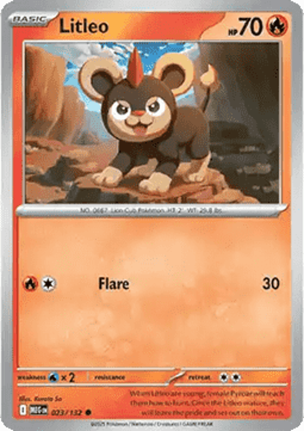 Mega Evolution - #023 - Litleo