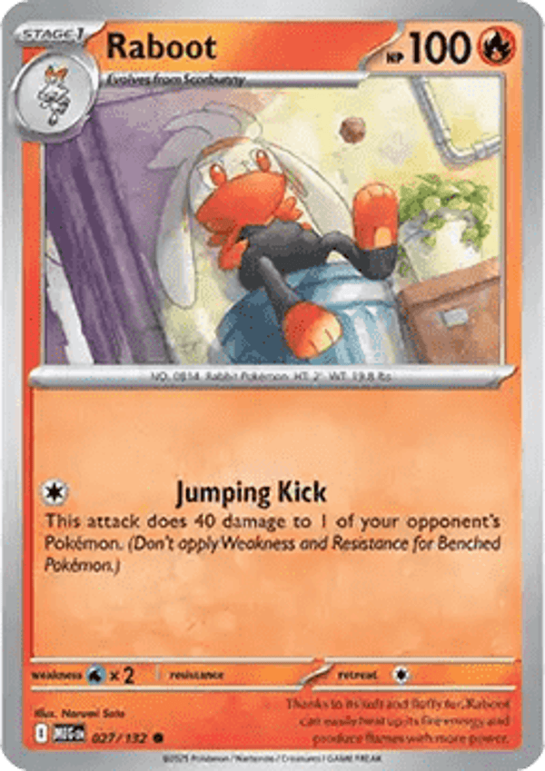 Mega Evolution - #027 - Raboot