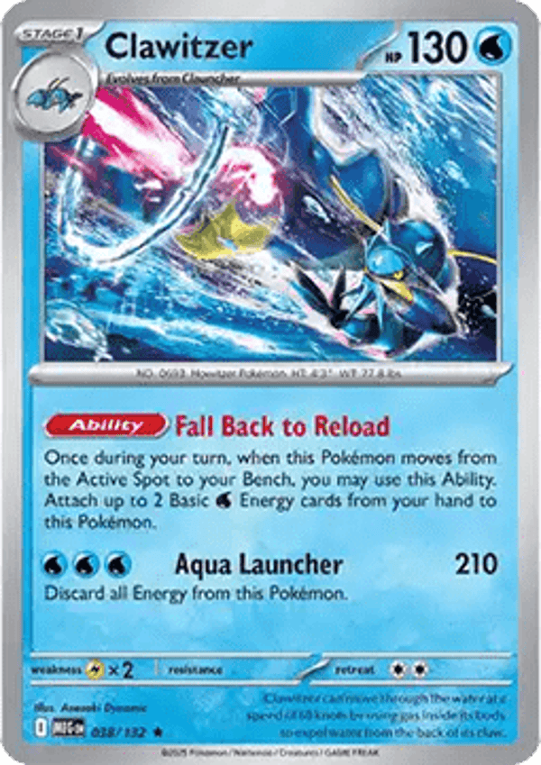 Mega Evolution - #038 - Clawitzer