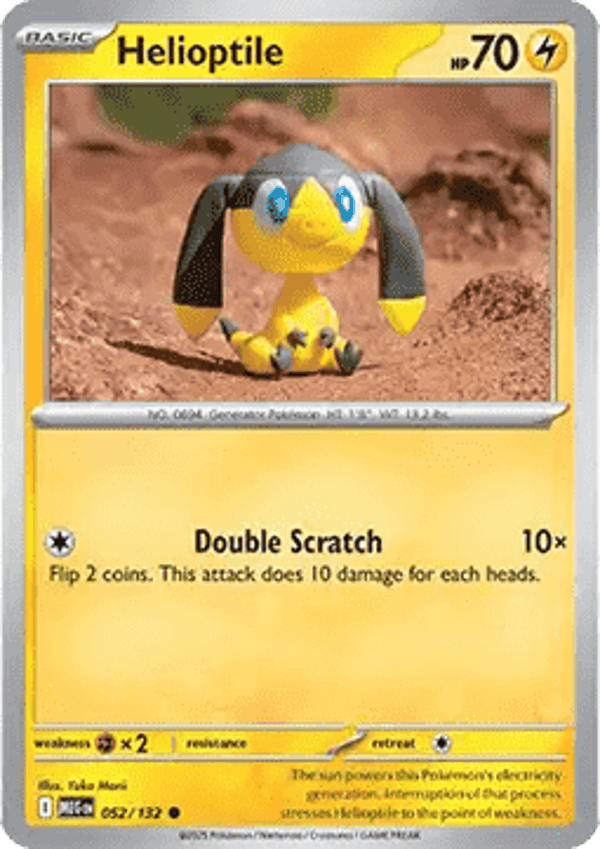 Mega Evolution - #052 - Helioptile