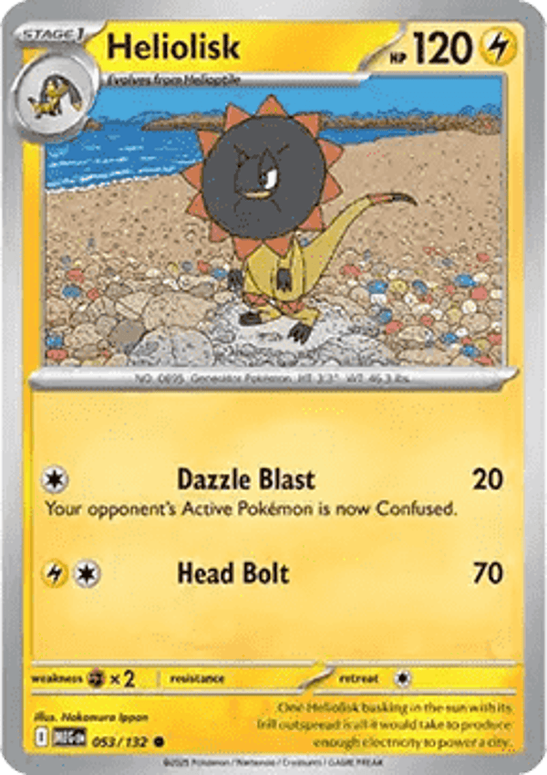 Mega Evolution - #053 - Heliolisk