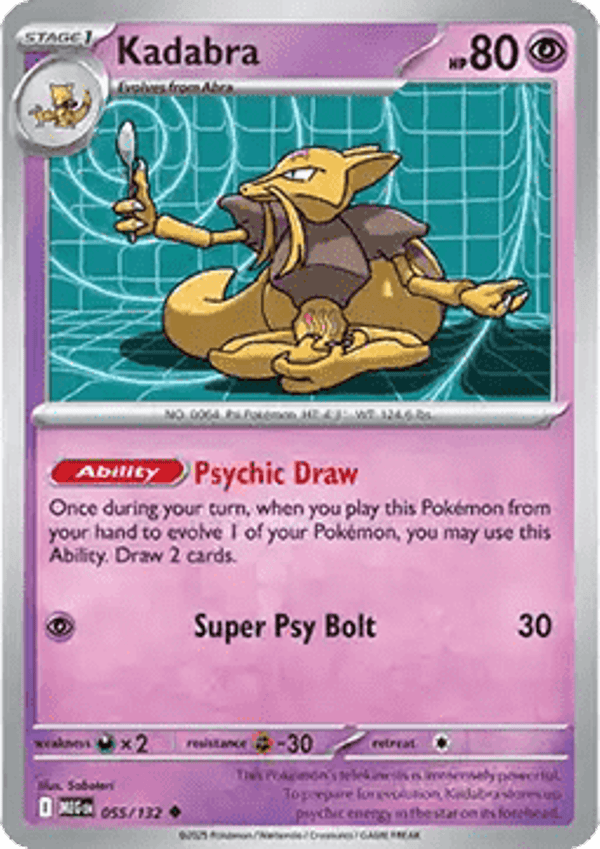 Mega Evolution - #055 - Kadabra