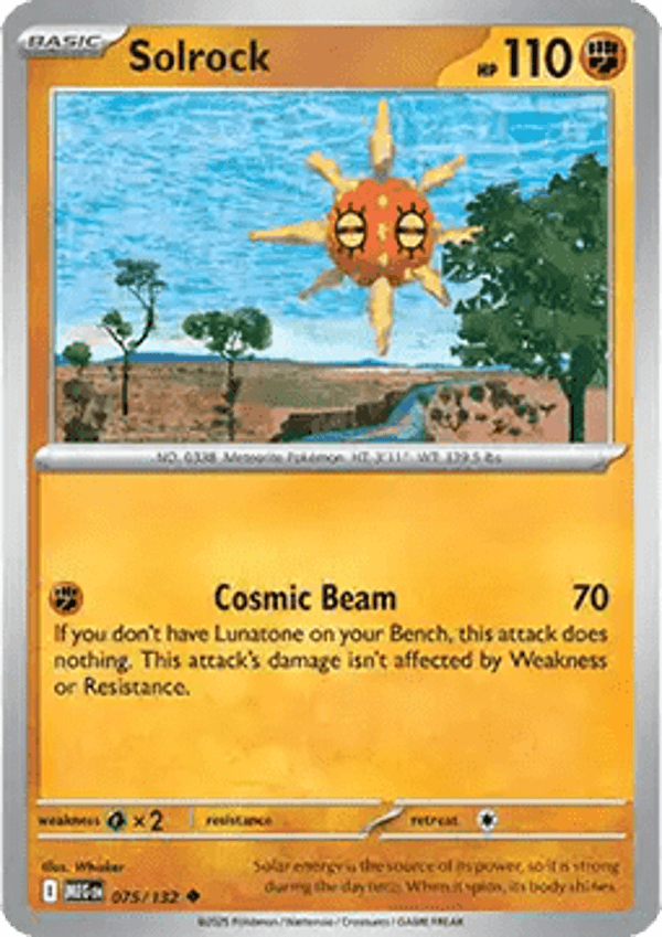 Mega Evolution - #075 - Solrock