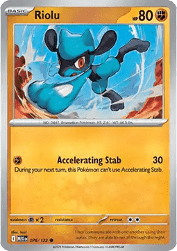 Mega Evolution - #076 - Riolu