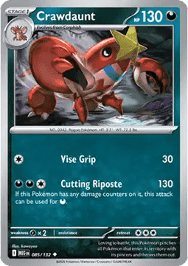 Mega Evolution - #085 - Crawdaunt