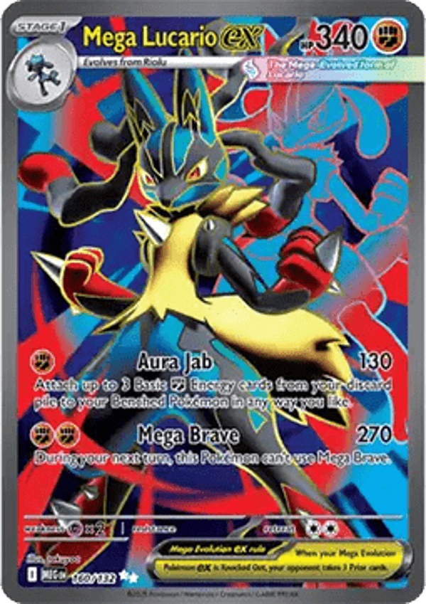 Mega Evolution - #160 - Mega Lucario EX