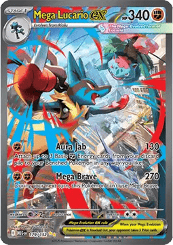 Mega Evolution - #179 - Mega Lucario EX