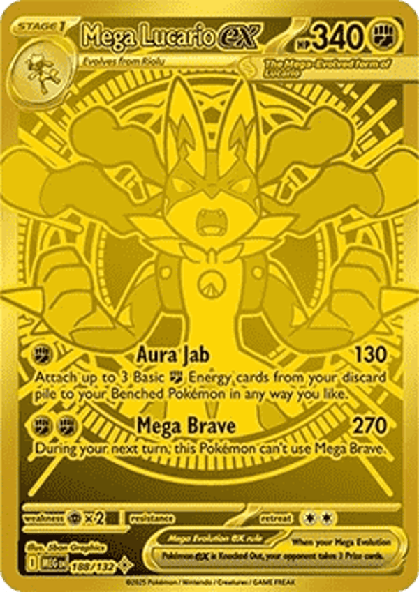 Mega Evolution - #188 - Mega Lucario EX