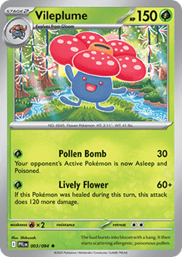 Phantasmal Flames - #003 - Vileplume