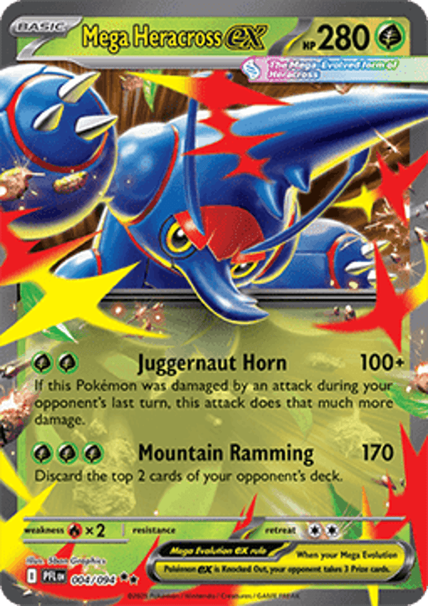 Phantasmal Flames - #004 - Mega Heracross EX