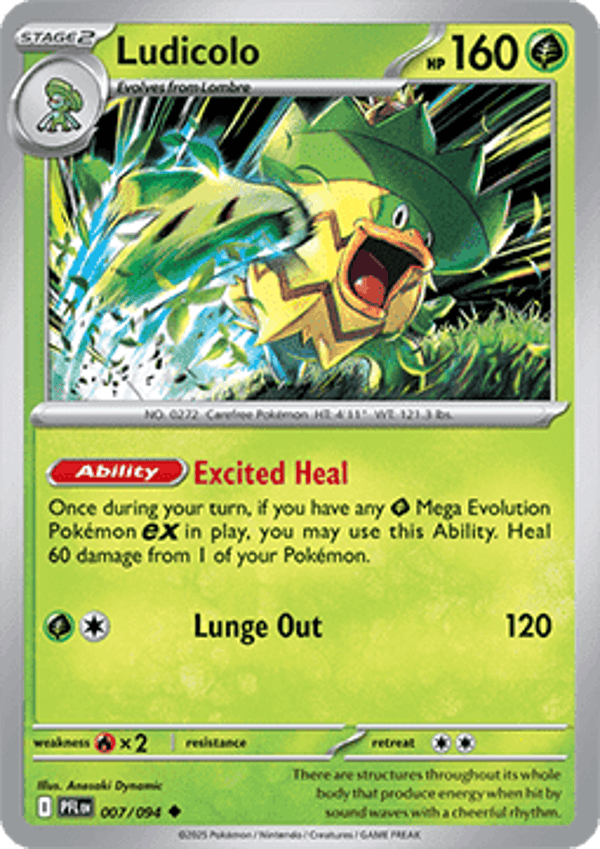 Phantasmal Flames - #007 - Ludicolo