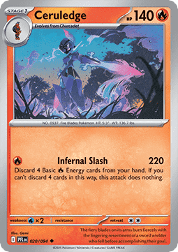 Phantasmal Flames - #020 - Ceruledge