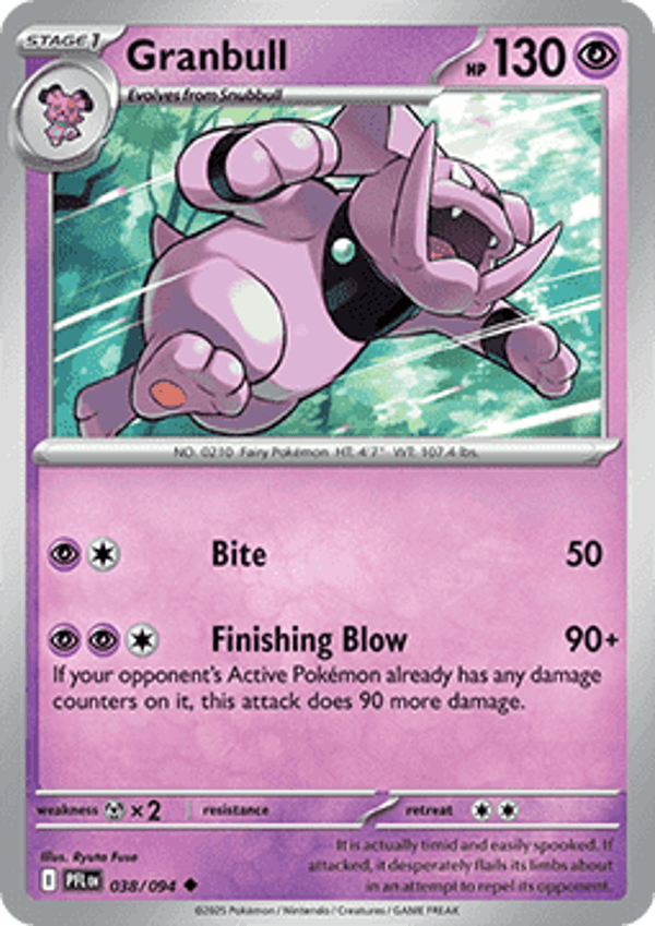 Phantasmal Flames - #038 - Granbull