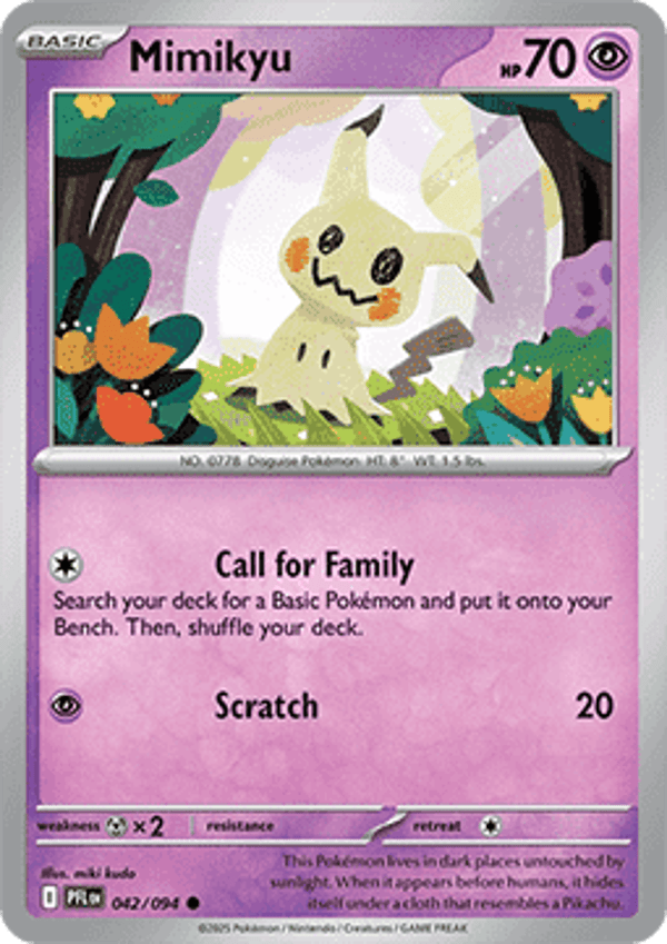 Phantasmal Flames - #042 - Mimikyu