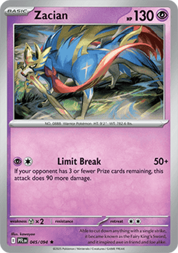 Phantasmal Flames - #045 - Zacian