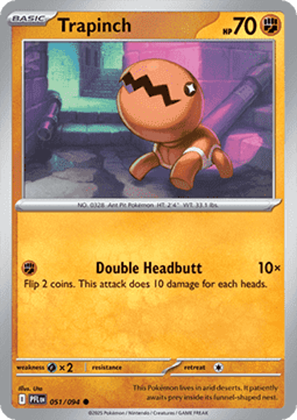 Phantasmal Flames - #051 - Trapinch
