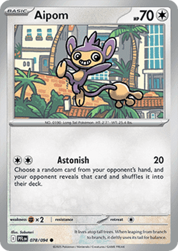 Phantasmal Flames - #078 - Aipom