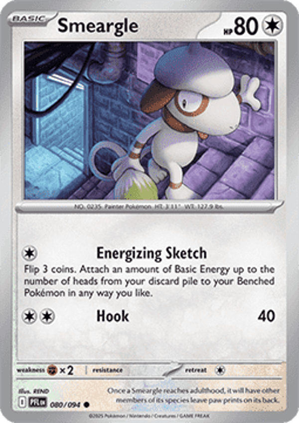 Phantasmal Flames - #080 - Smeargle