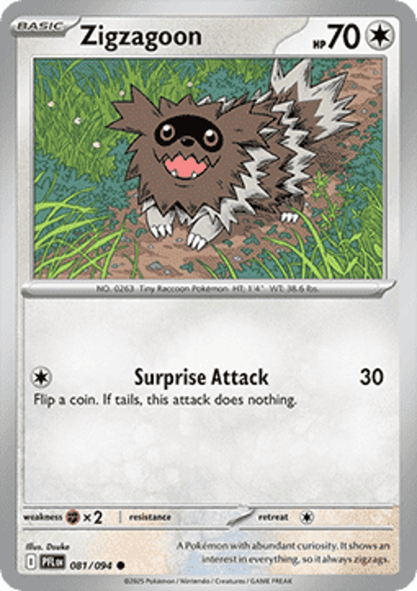 Phantasmal Flames - #081 - Zigzagoon