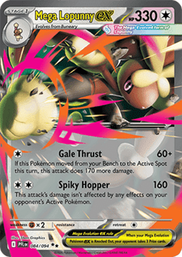Phantasmal Flames - #084 - Mega Lopunny EX