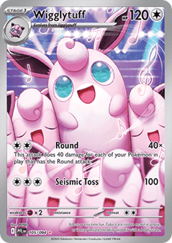 Phantasmal Flames - #105 - Wigglytuff