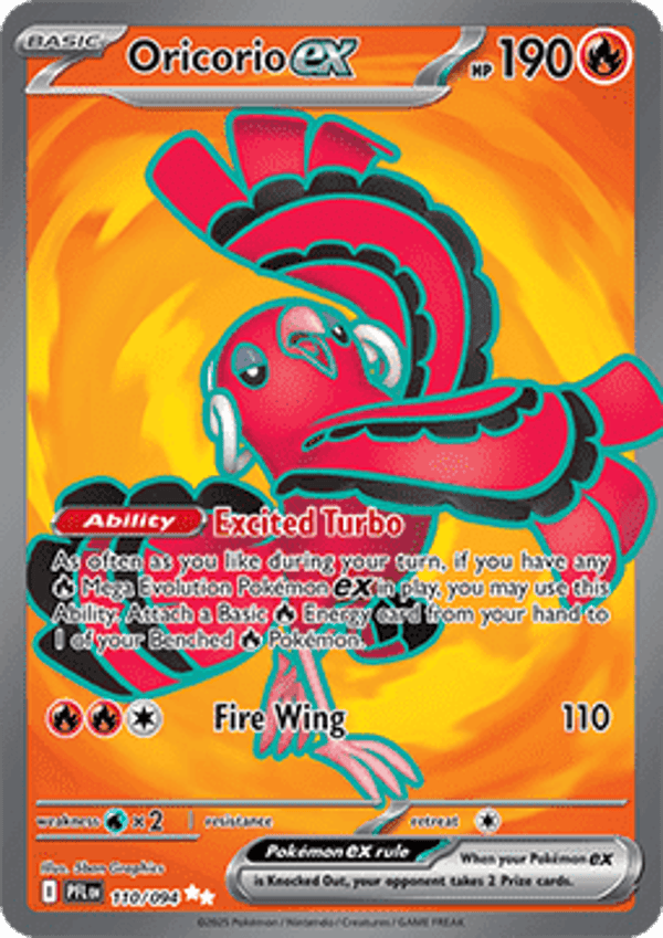 Phantasmal Flames - #110 - Oricorio EX