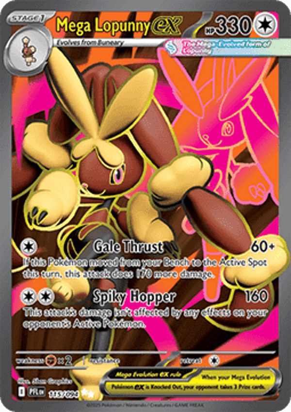 Phantasmal Flames - #115 - Mega Lopunny EX