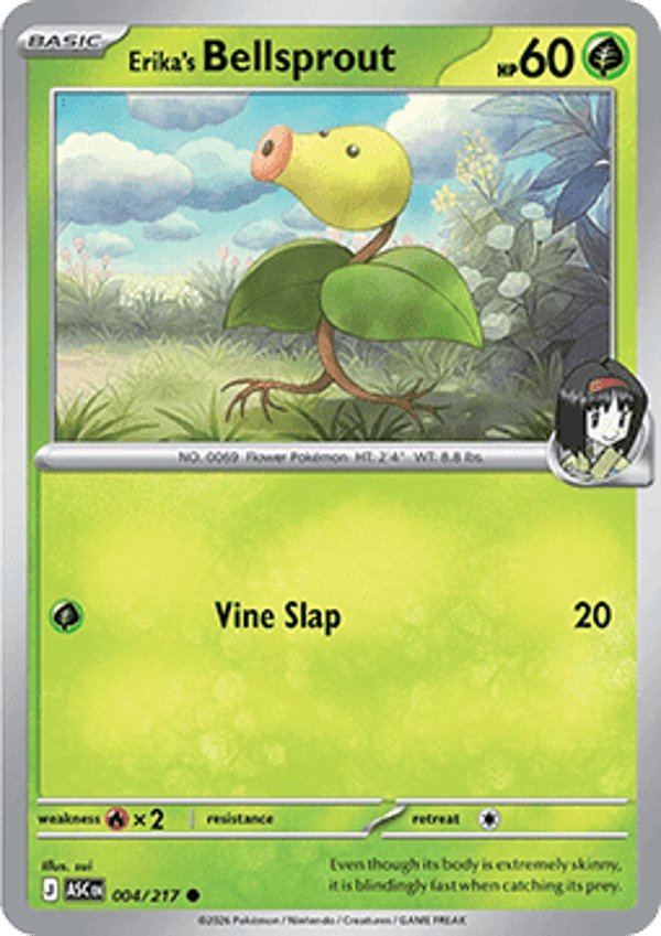 Ascended Heroes - #004 - Erika's Bellsprout