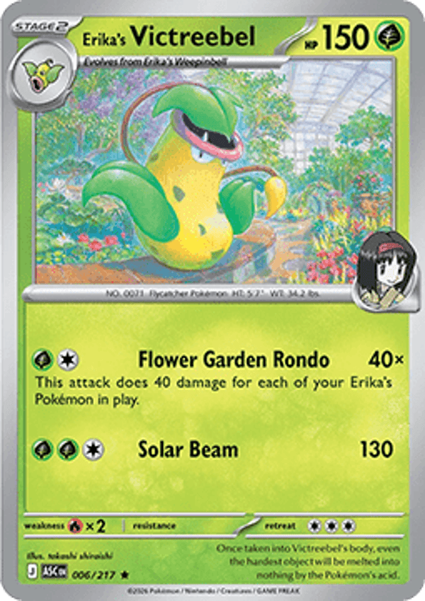 Ascended Heroes - #006 - Erika's Victreebel