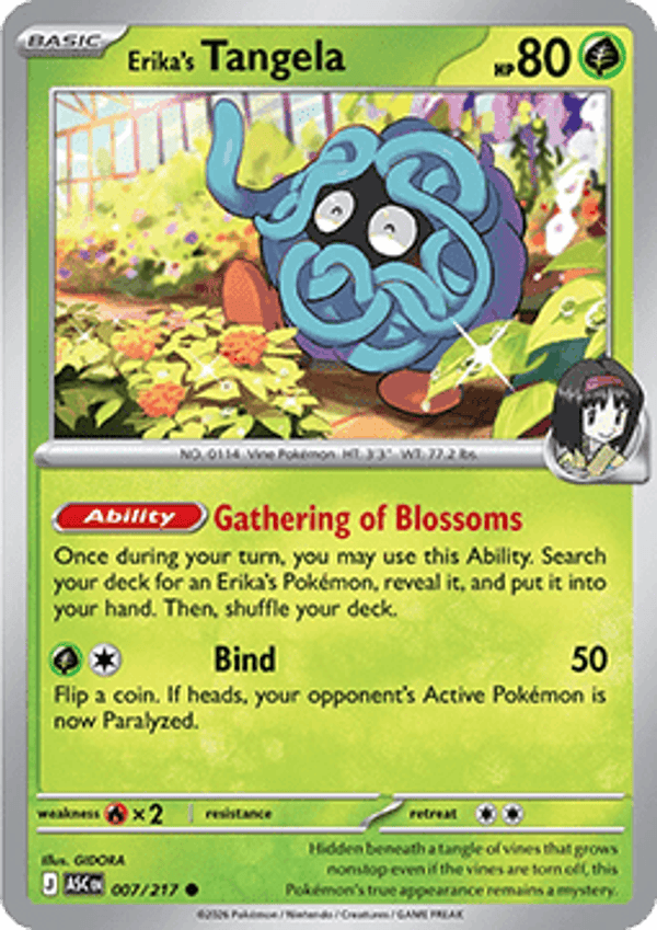 Ascended Heroes - #007 - Erika's Tangela